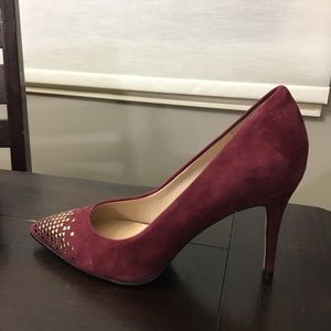 Burgundy High Heels